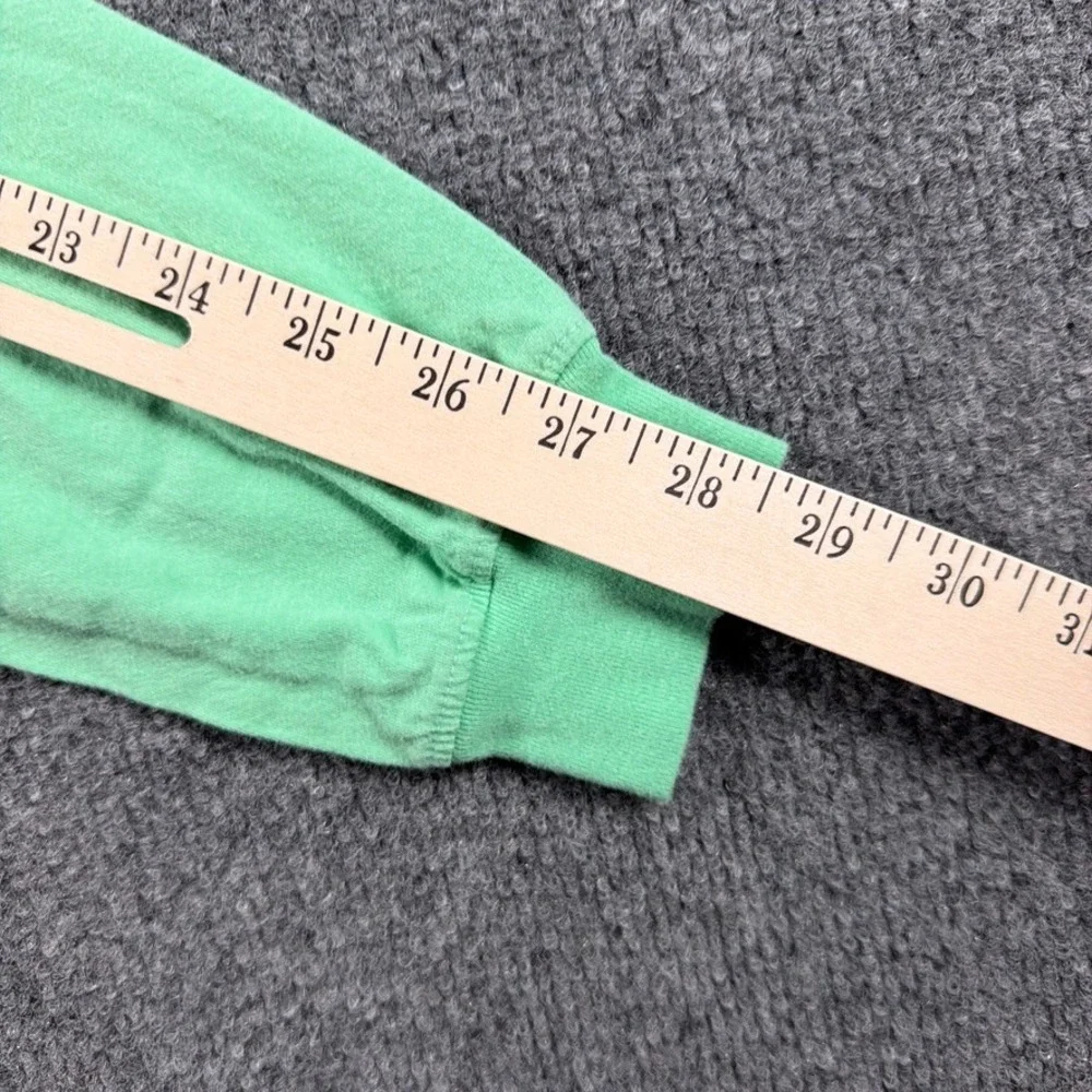 The North Face Long Sleeve Shirt Mens Small Green Logo Graphic Gorpcore
